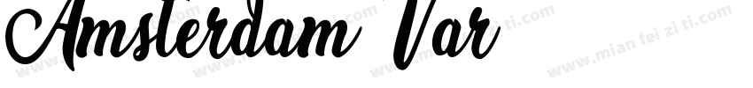 Amsterdam Var字体转换